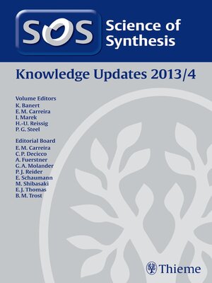 cover image of Science of Synthesis Knowledge Updates 2013 Volume 4
